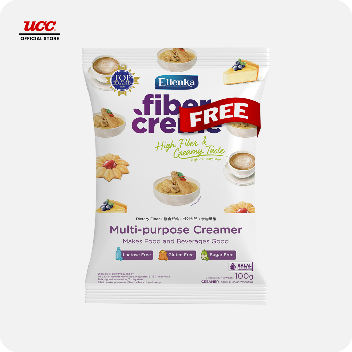 UCC Special Blend #114 70g Plus Free Ellenka FiberCreme Multi-purpose Creamer 100g