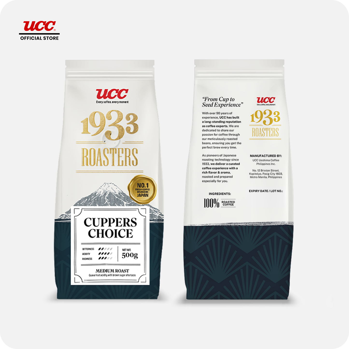 UCC 1933 Roasters Cuppers Choice 500g