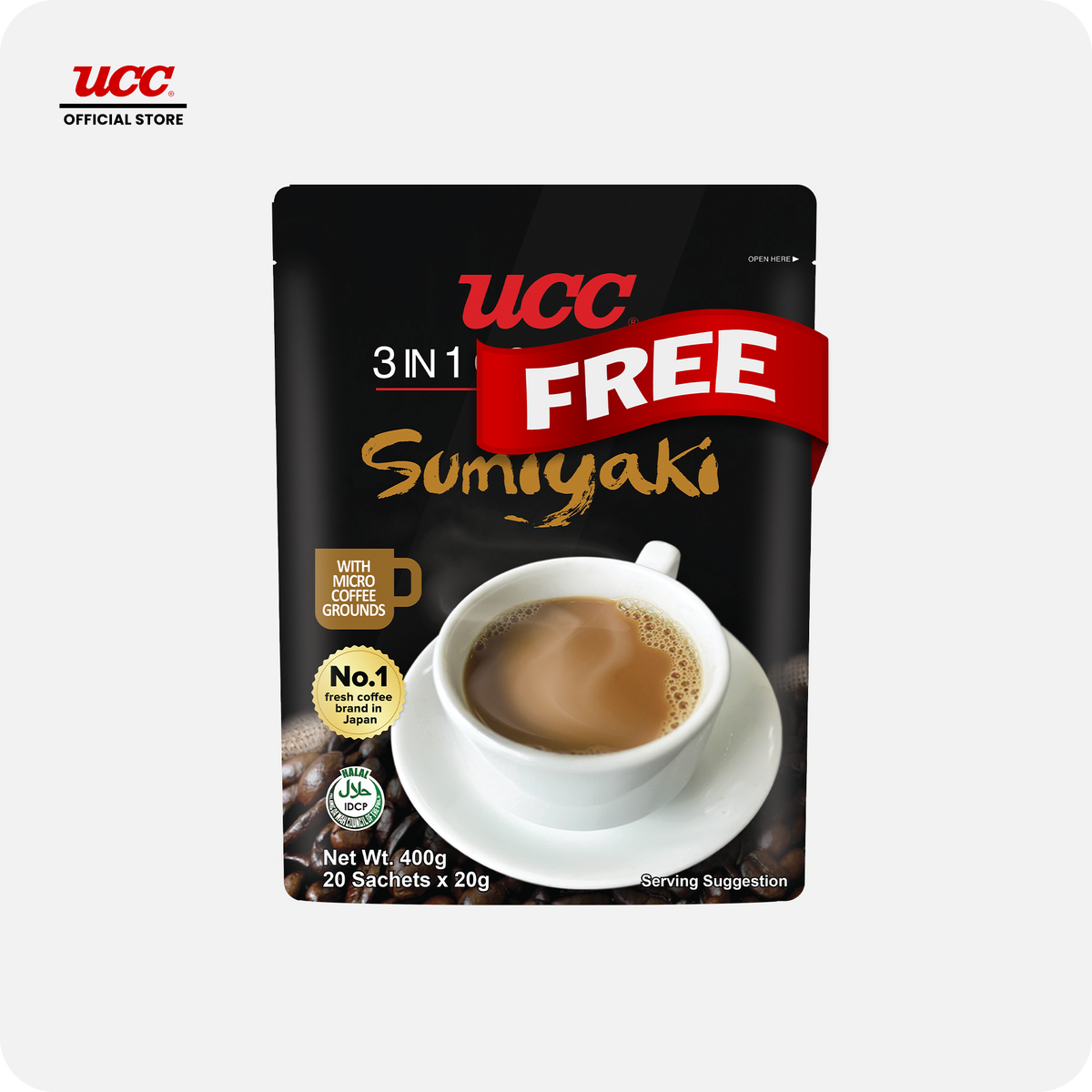 UCC 3in1 Sumiyaki Coffee Bag Buy 3 Get 1 FREE