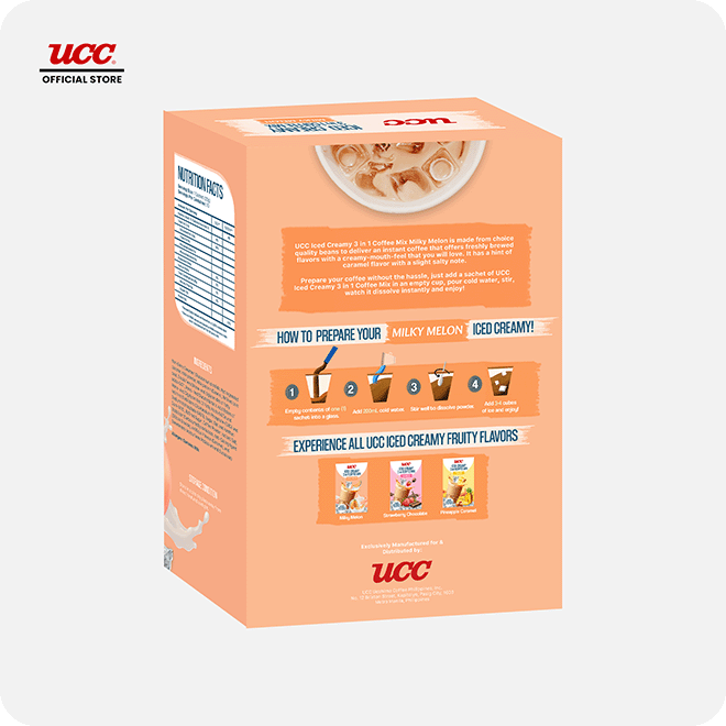 UCC Iced Creamy Fruity Milky Melon 3-in-1 Coffee Mix