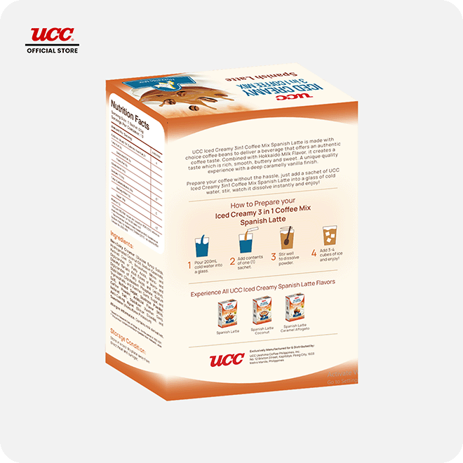 UCC Iced Creamy 3-in-1 Coffee Mix Spanish Latte