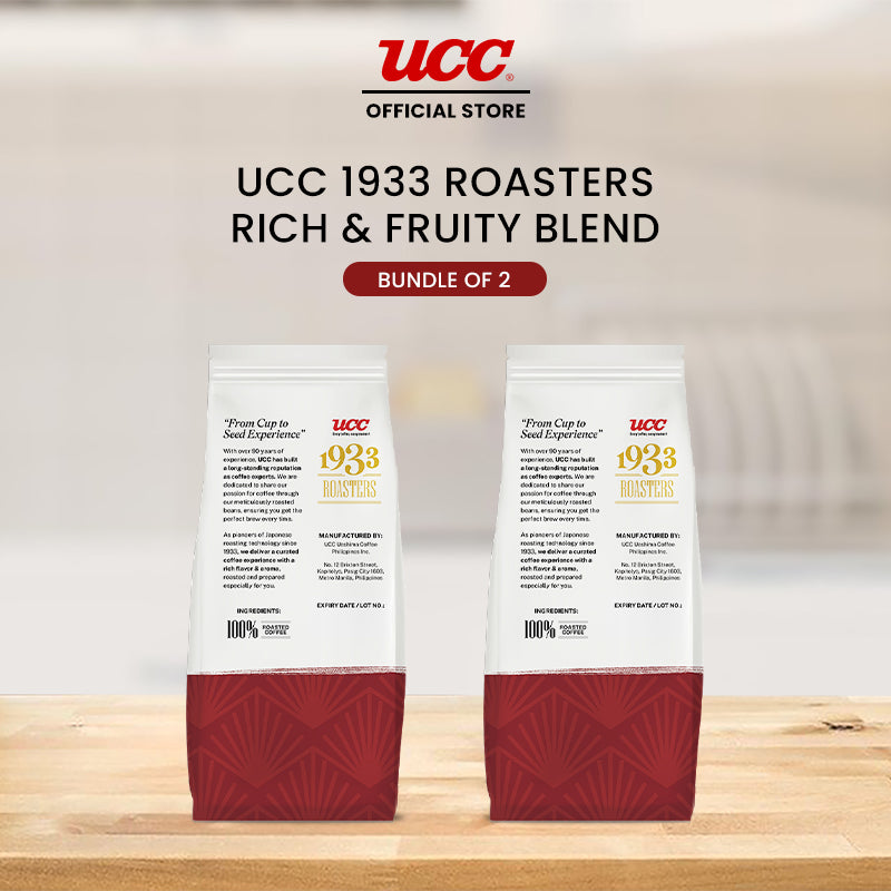 UCC 1933 Roasters Rich & Fruity Blend 500g (Bundle of 2)