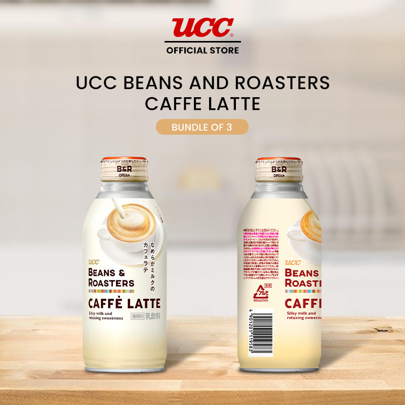 UCC Beans and Roasters Caffe Latte 375ml (Bundle of 3)