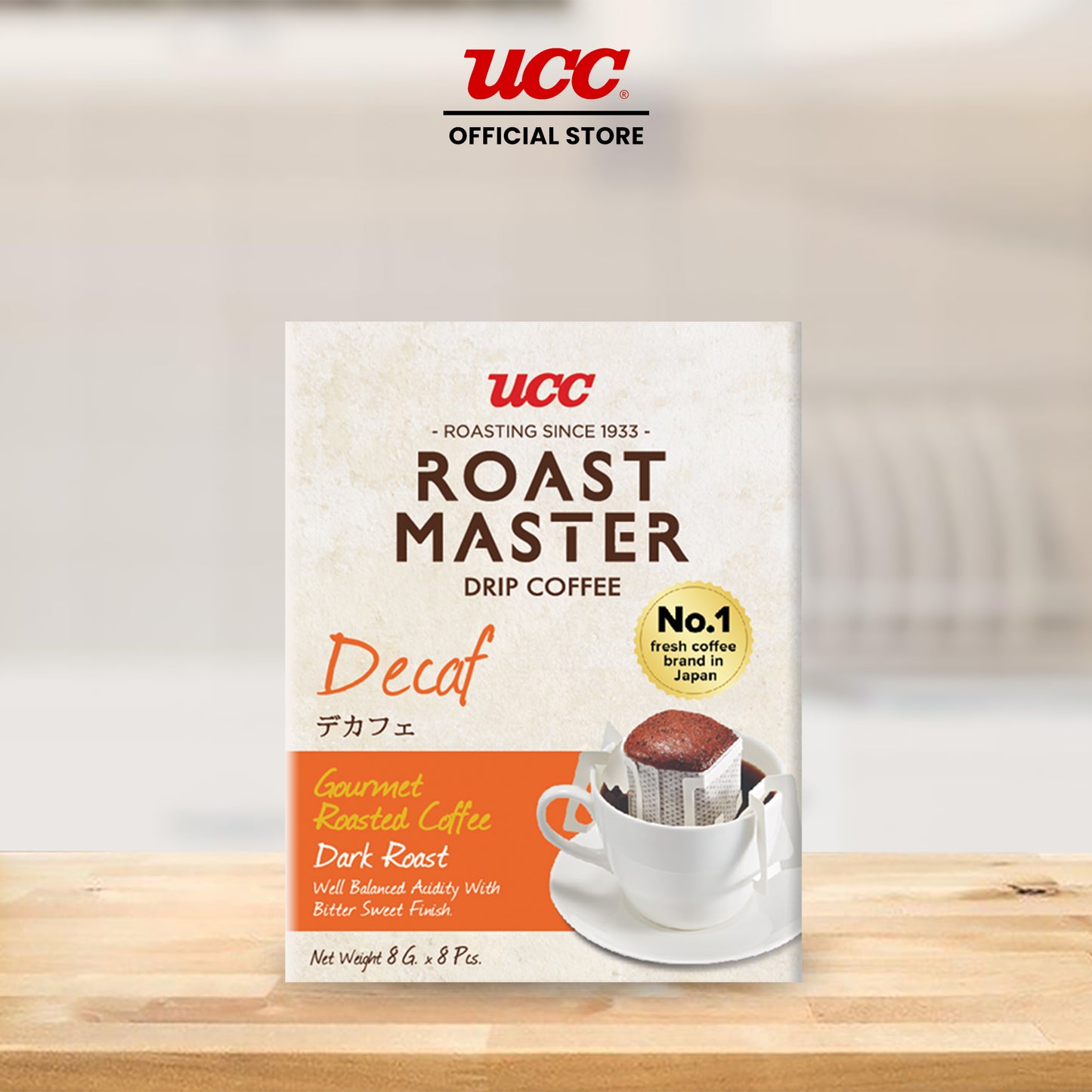 UCC Roast Master Drip Coffee Decaf 8g Buy 5, Get 1 FREE