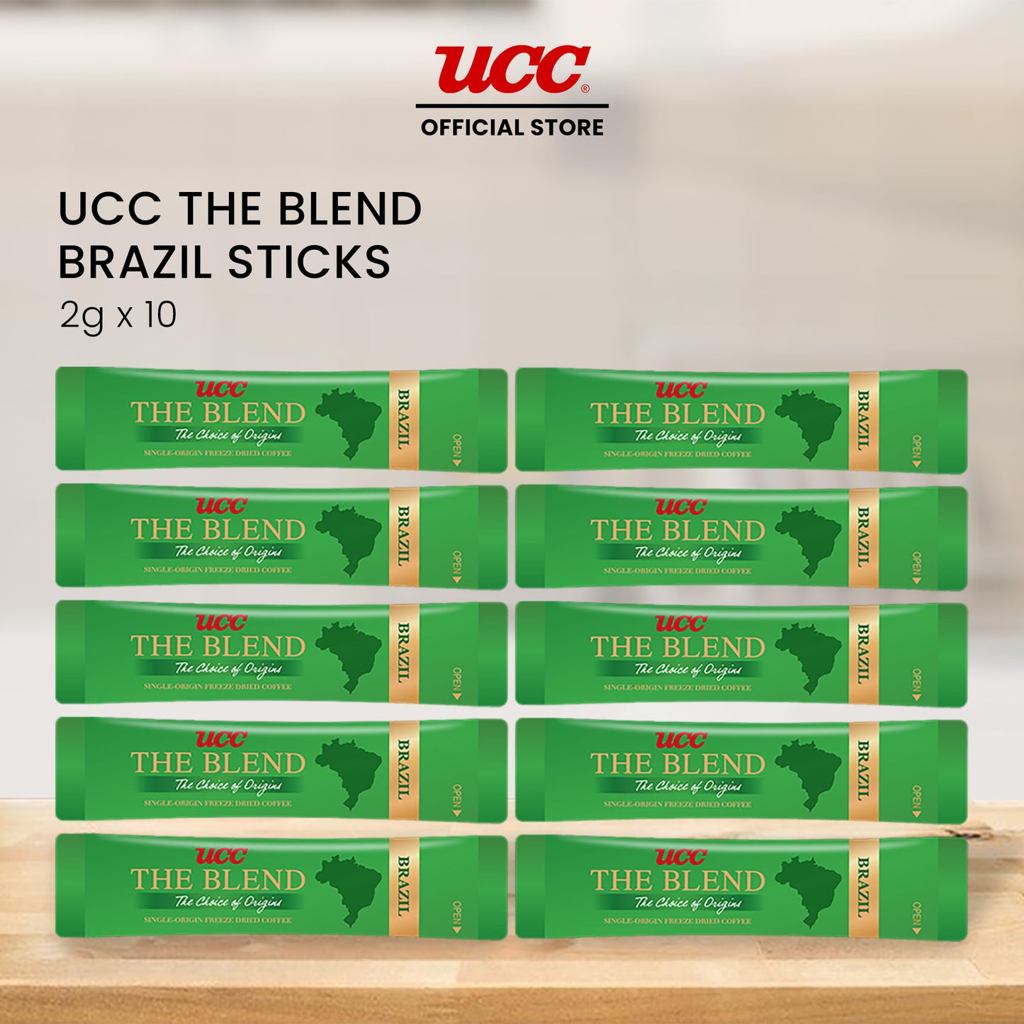 UCC The Blend Brazil Sticks 20g