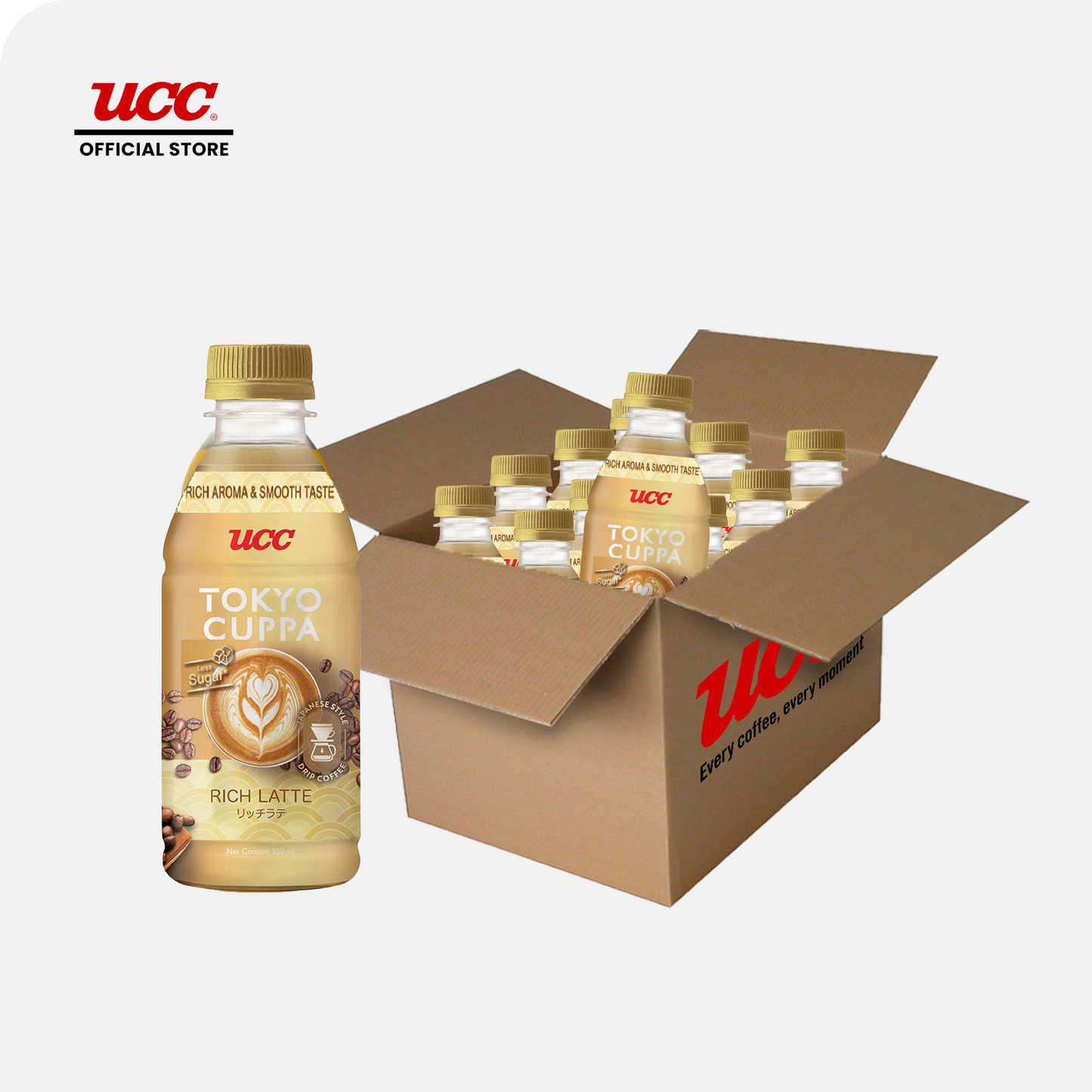 UCC Tokyo Cuppa Rich Latte Bundle of 12