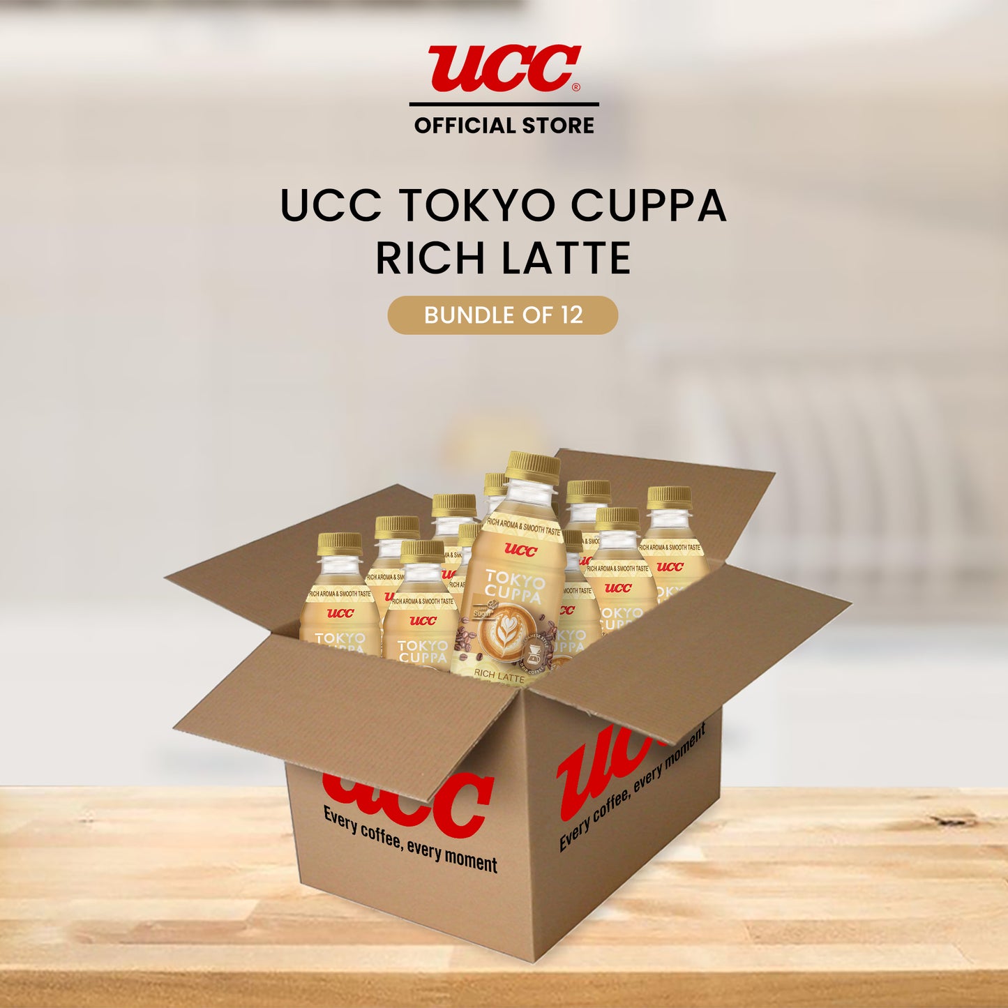 UCC Tokyo Cuppa Rich Latte Bundle of 12