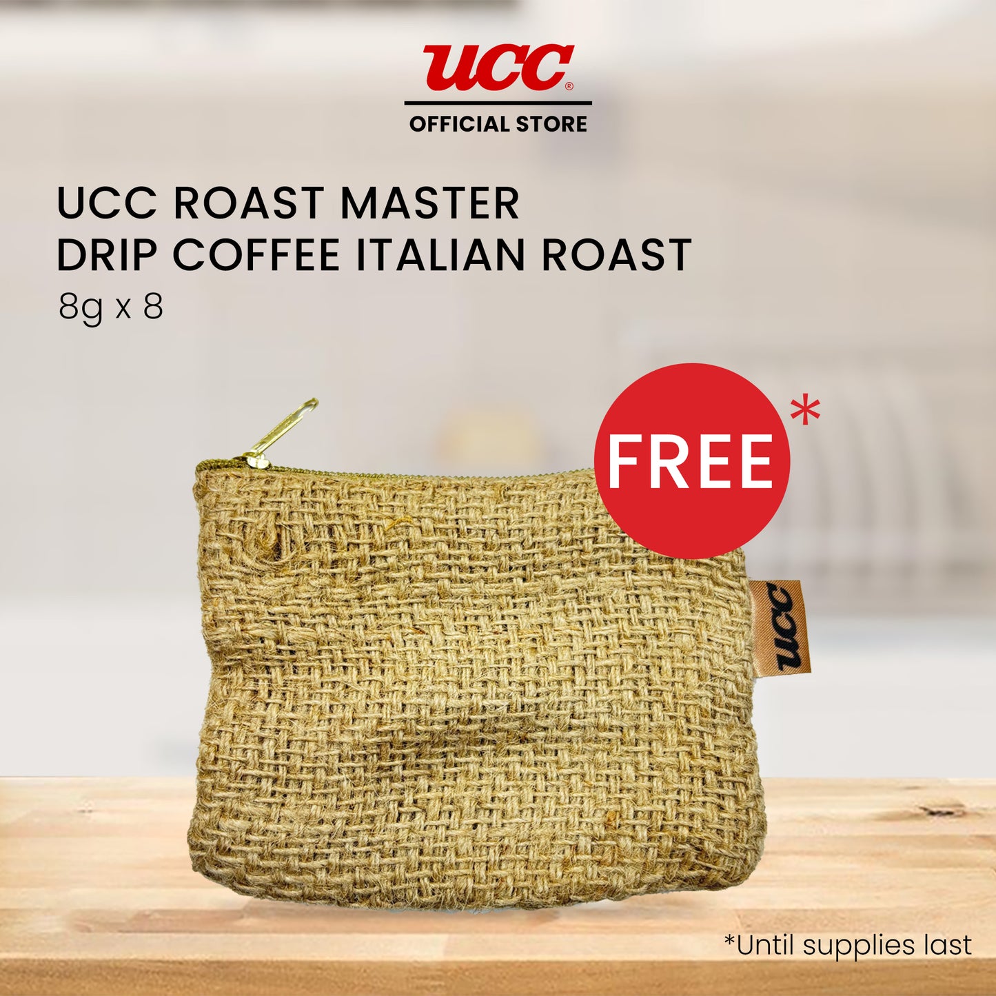 UCC Roast Master Drip Coffee Italian Roast 8g