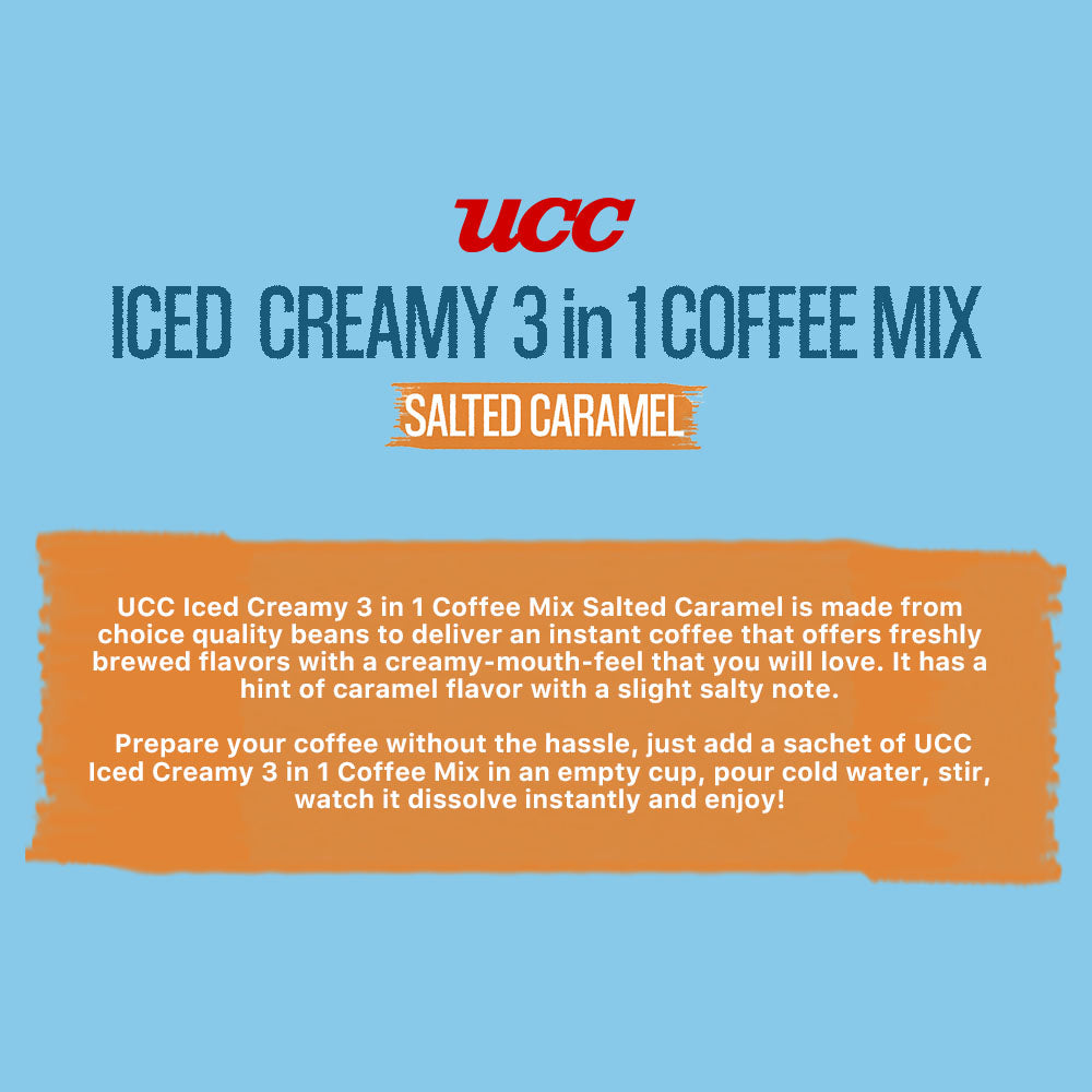 UCC Iced Creamy 3-in-1 Coffee Mix Complete Collection