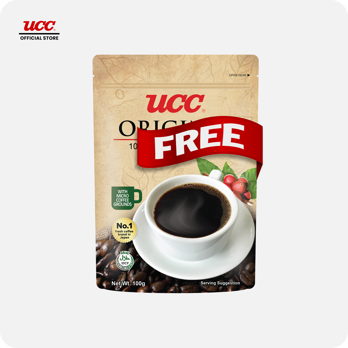 UCC Instant Coffee Original 100g Buy 3 Get 1 FREE