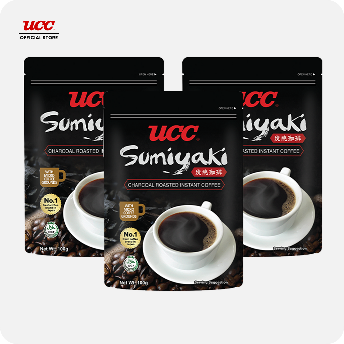 UCC Instant Coffee Sumiyaki 100g Buy 3 Get 1 FREE