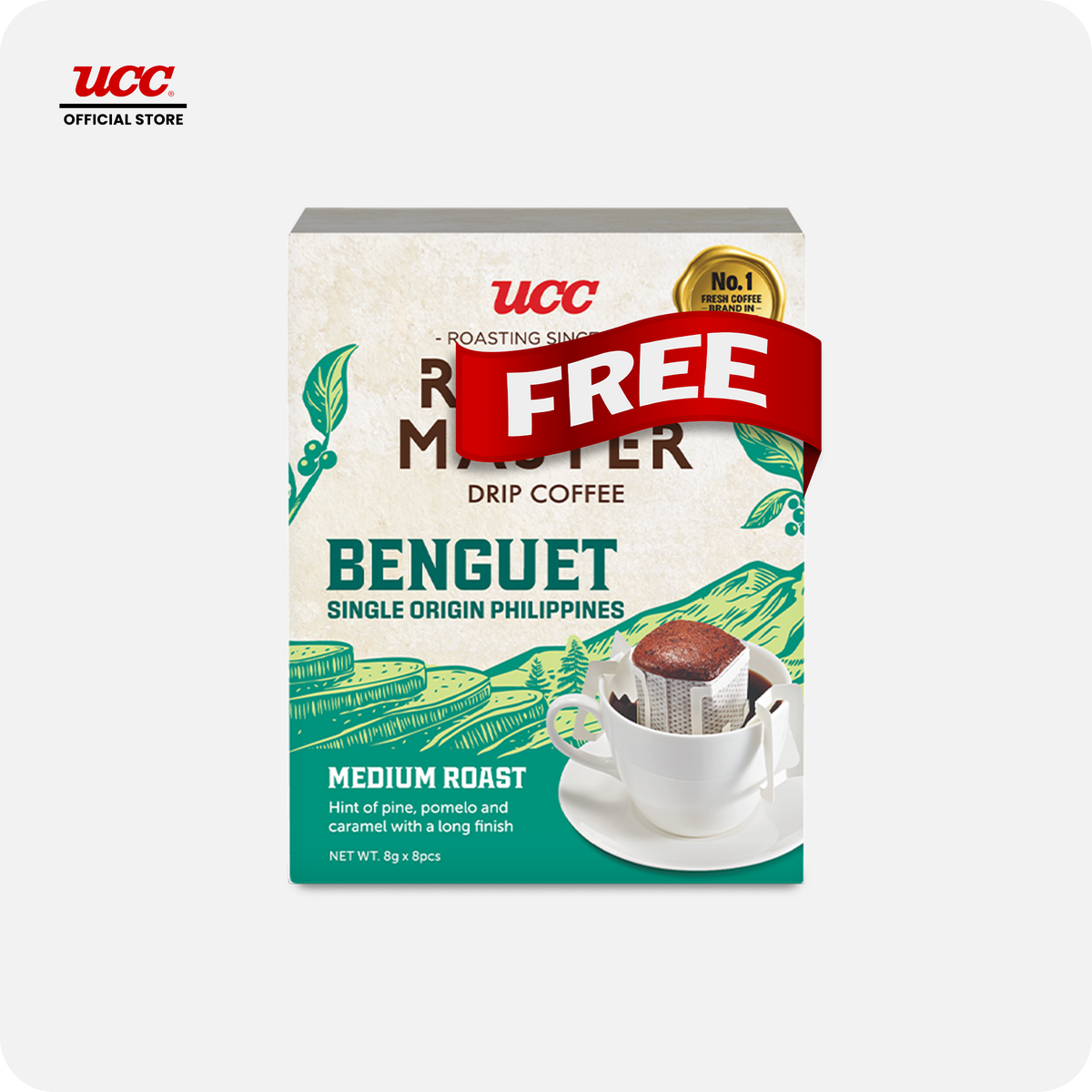 UCC Roast Master Drip Coffee Single Origin Benguet Buy 3 Get 1 FREE