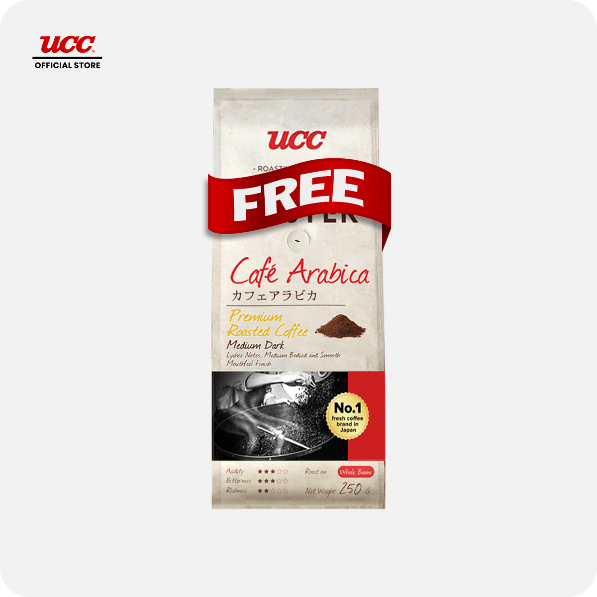 UCC Roast Master Café Arabica Ground Roasted Coffee Buy 3 Get 1 FREE