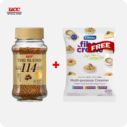 UCC Special Blend #114 70g Plus Free Ellenka FiberCreme Multi-purpose Creamer 100g