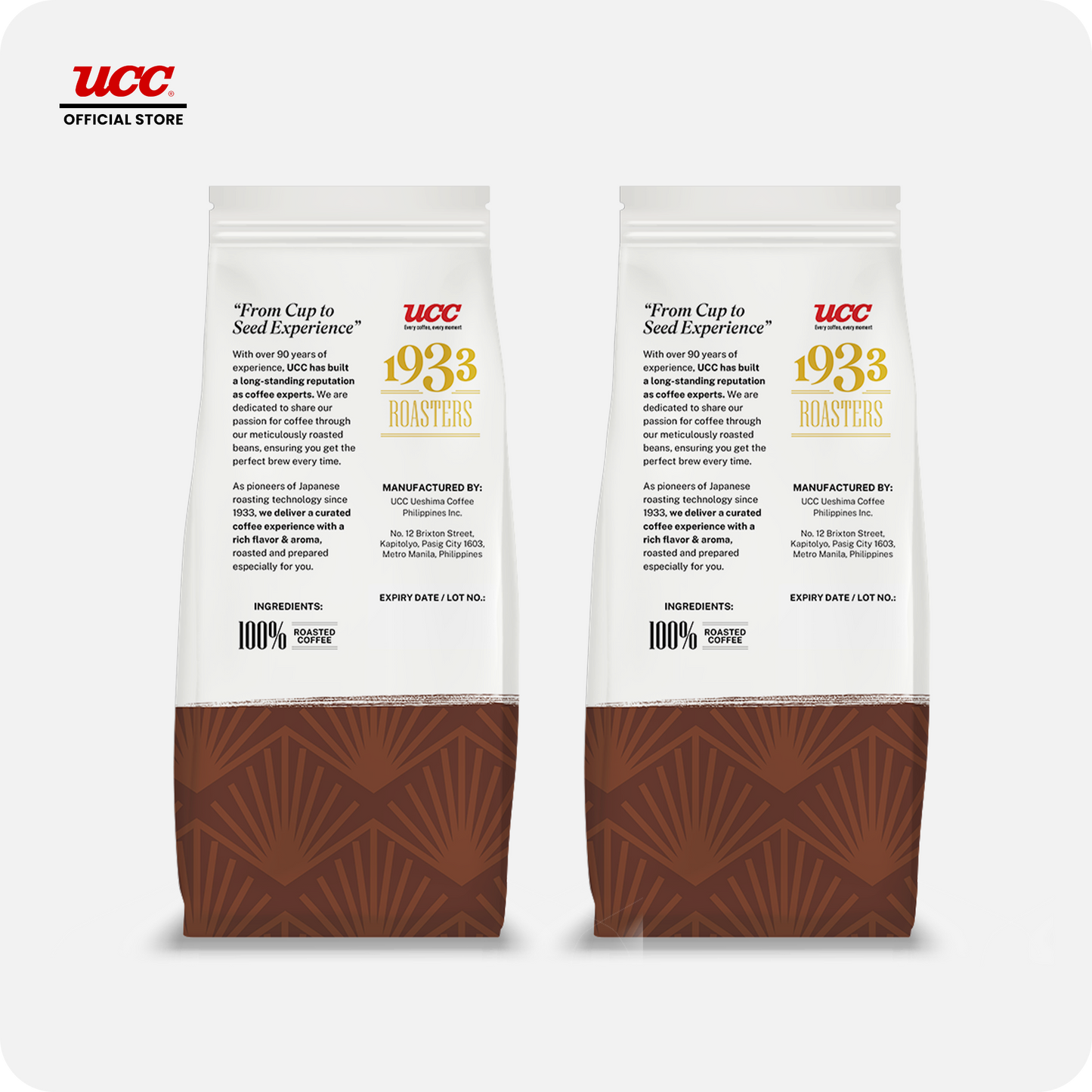 UCC 1933 Roasters Classic Blend 500g (Bundle of 2)