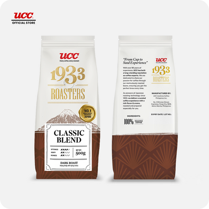 UCC 1933 Roasters Classic Blend 500g (Bundle of 2)