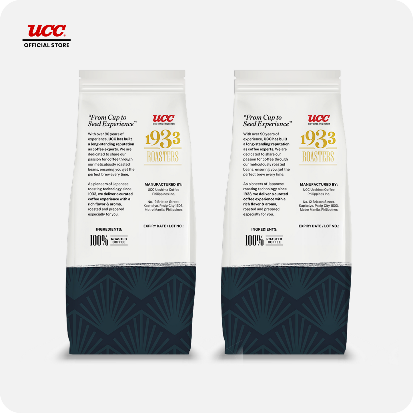 UCC 1933 Roasters Cuppers Choice 500g (Bundle of 2)