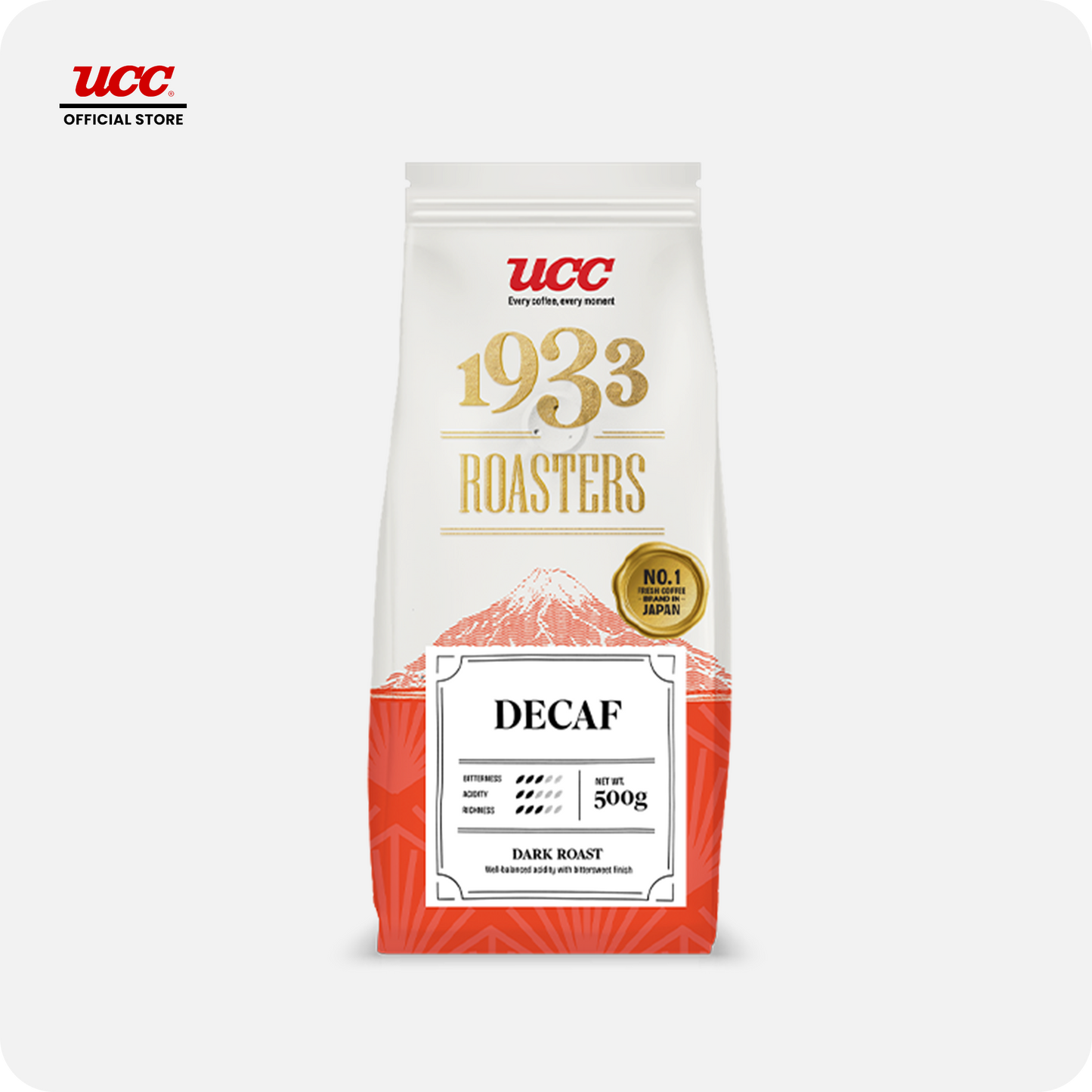 UCC 1933 Roasters Decaf 500g