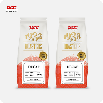 UCC 1933 Roasters Decaf 500g (Bundle of 2)
