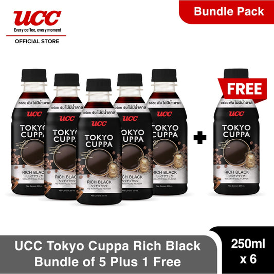 UCC Tokyo Cuppa Black Buy 5 Get 1 Free (Bundle of 6)