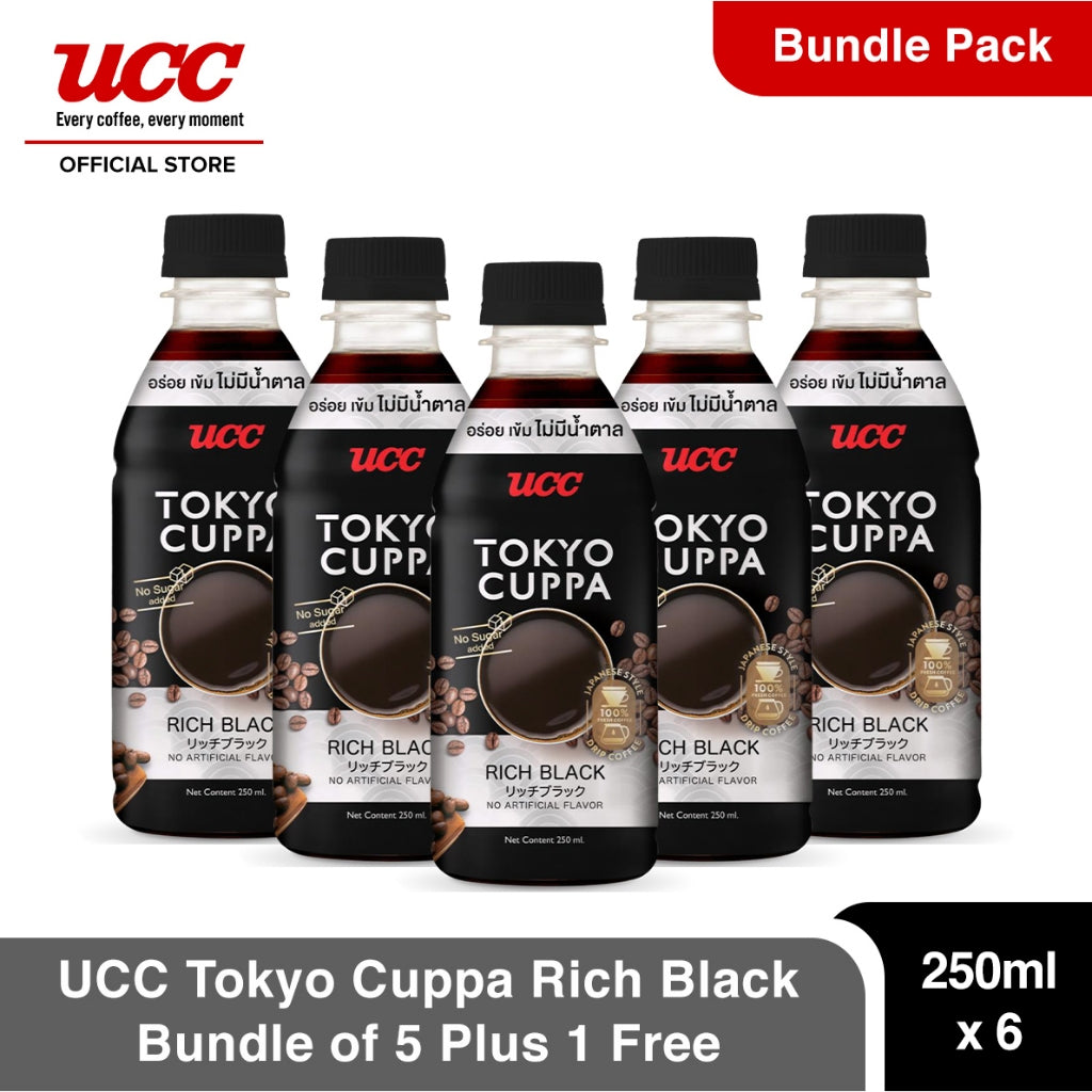 UCC Tokyo Cuppa Black Buy 5 Get 1 Free (Bundle of 6)