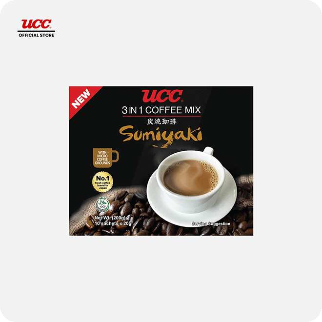 UCC 3-in-1 Sumiyaki Coffee Box (20g x 10)