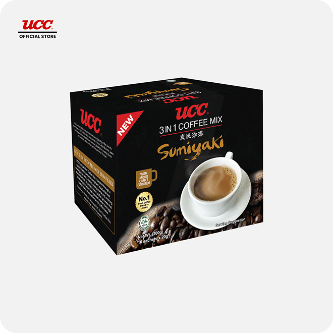 UCC 3-in-1 Sumiyaki Coffee Box (20g x 10)