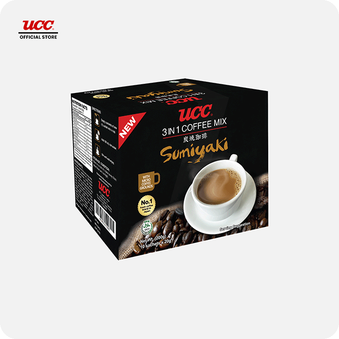 UCC 3-in-1 Sumiyaki Coffee Box (20g x 10)