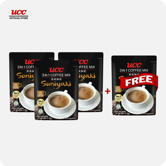 UCC 3in1 Sumiyaki Coffee Bag Buy 3 Get 1 FREE