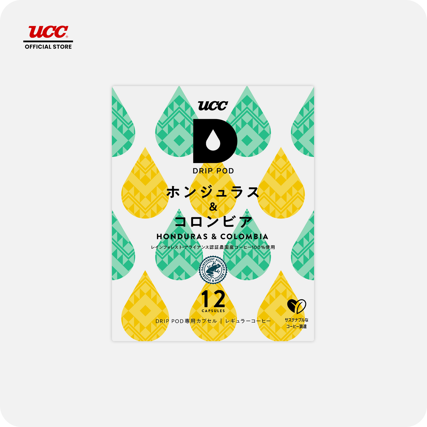 UCC Drip Pod Decaf Brazil & Colombia 12P
