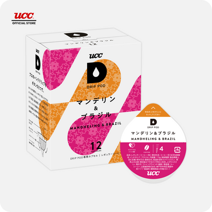 UCC Drip Pod Mandheling & Brazil 12P