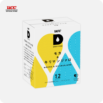 UCC Drip Pod Mocha & Kilimanjaro 12P