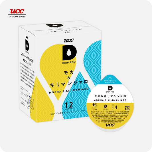 UCC Drip Pod Mocha & Kilimanjaro 12P
