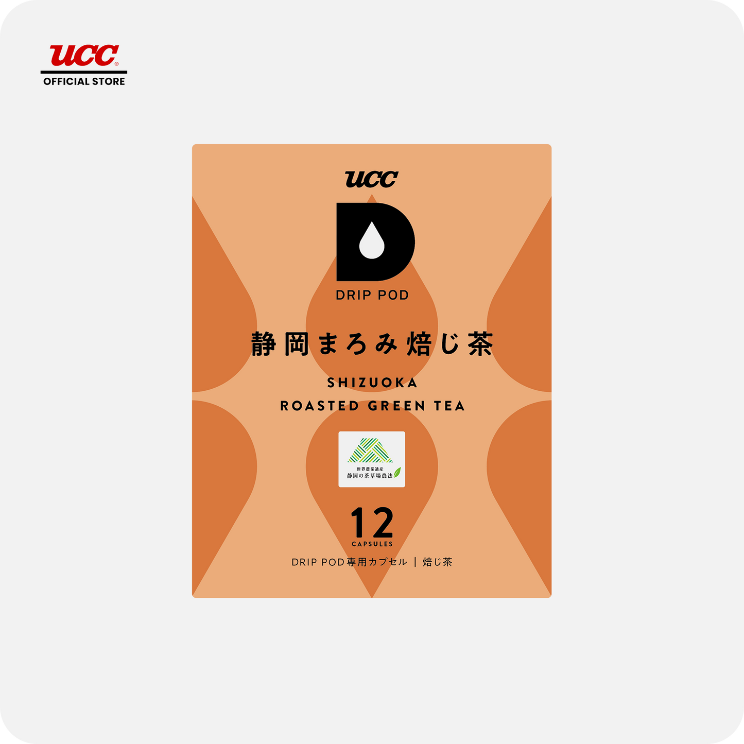 UCC Drip Pod Shizuoka Roasted Green Tea 12P