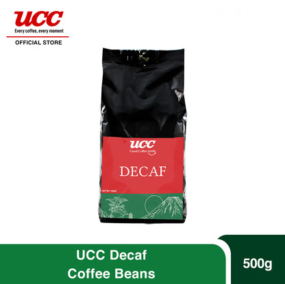 UCC Decaf Roasted Whole Coffee Beans 500g