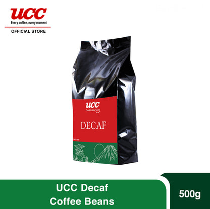 UCC Decaf Roasted Whole Coffee Beans 500g