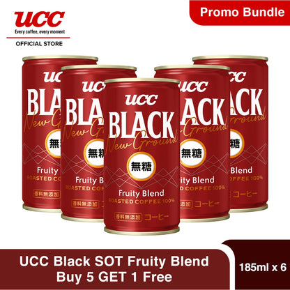 UCC Black SOT Fruity Blend 185g Buy 5 Get 1 FREE (Bundle of 6)