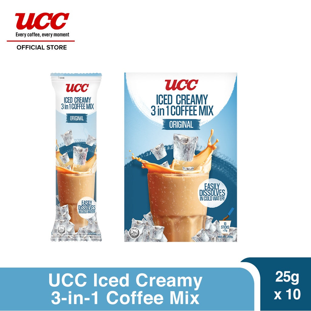 UCC Iced Creamy 3-in-1 Coffee Mix (Bundle of 12)