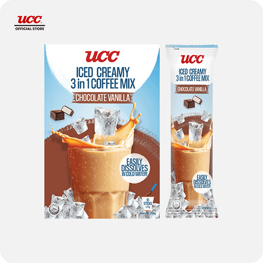 UCC Iced Creamy Chocolate Vanilla 3-in-1 Coffee Mix
