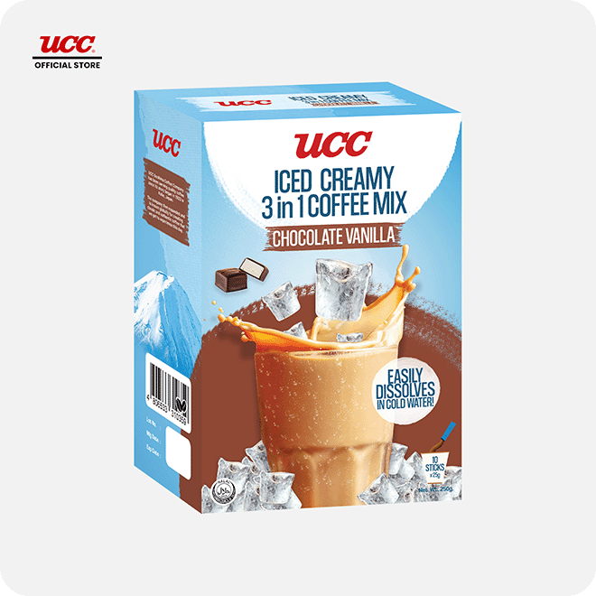 UCC Iced Creamy Chocolate Vanilla 3-in-1 Coffee Mix