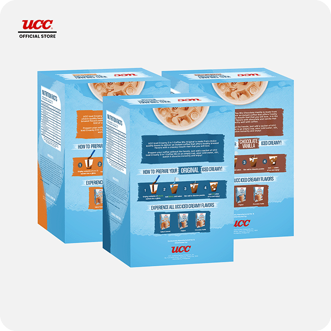 UCC Iced Creamy 3-in-1 Coffee Mix Complete Collection