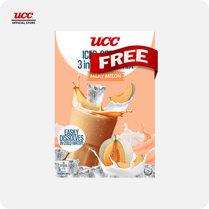 UCC Iced Creamy Fruity Milky Melon 3-in-1 Coffee Mix Buy 5 Get 1 Free (Bundle of 6)