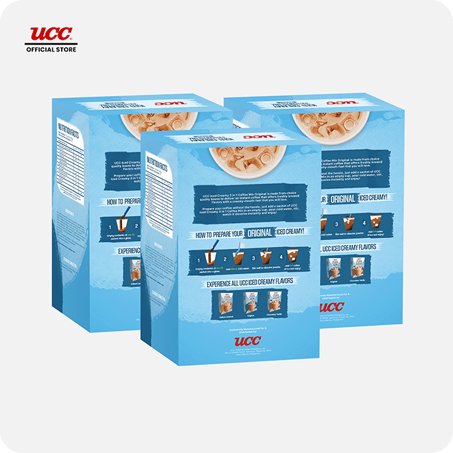 UCC Iced Creamy 3-in-1 Coffee Mix (Bundle of 3)