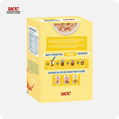 UCC Iced Creamy Fruity Pineapple Caramel 3-in-1 Coffee Mix
