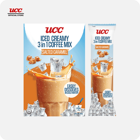 UCC Iced Creamy Salted Caramel 3-in-1 Coffee Mix