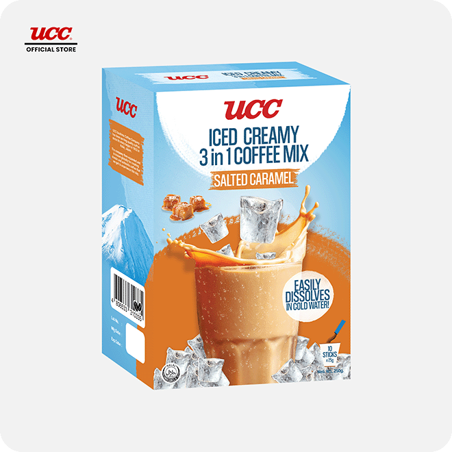 UCC Iced Creamy Salted Caramel 3-in-1 Coffee Mix