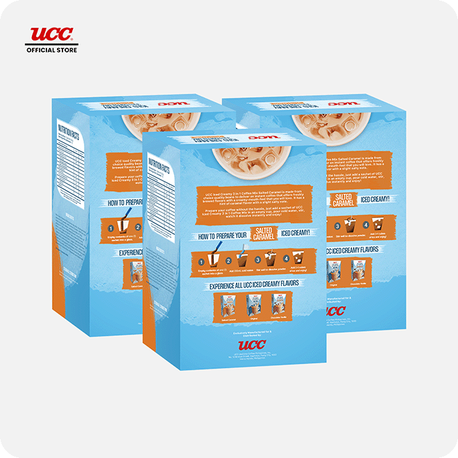 UCC Iced Creamy Salted Caramel 3-in-1 (Bundle of 3)