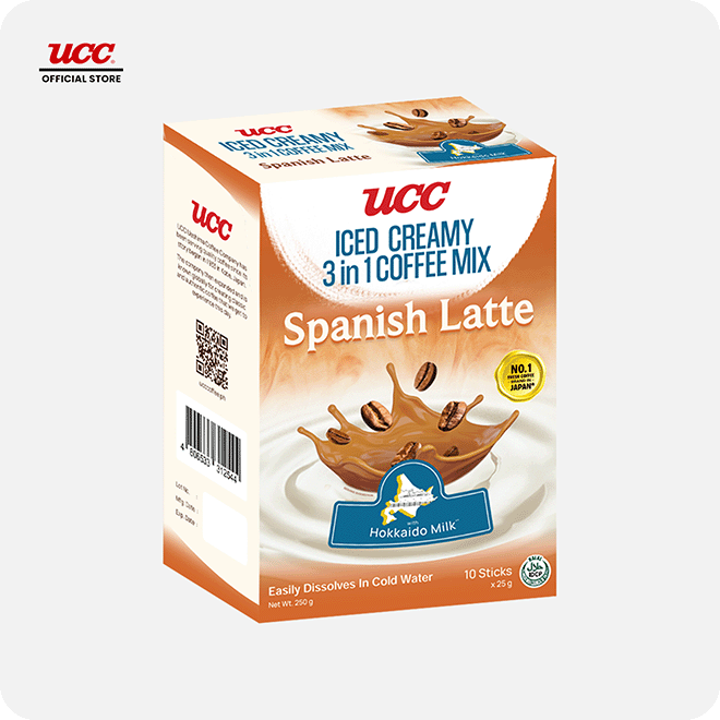 UCC Iced Creamy  3-in-1 Coffee Mix Spanish Latte