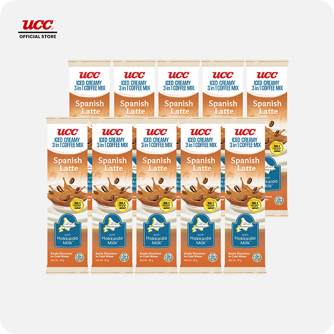 UCC Iced Creamy  3-in-1 Coffee Mix Spanish Latte