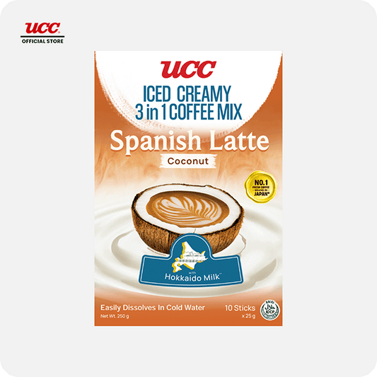 UCC Iced Creamy  3-in-1 Coffee Mix Spanish Latte Coconut
